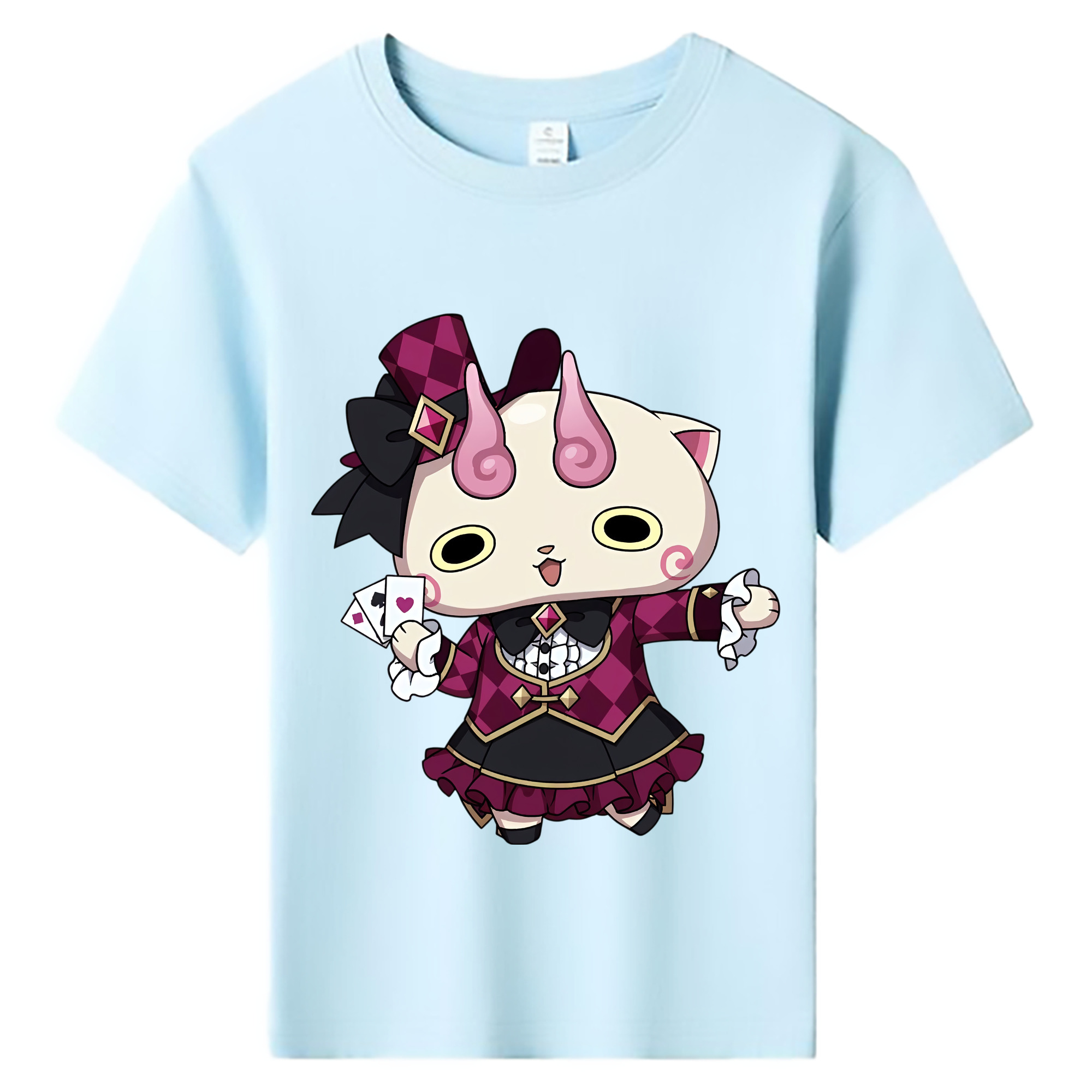 （画像用） 妖怪ウォッチ Yo-kai Watch 綿100％キッズTシャツ（フロントプリント）